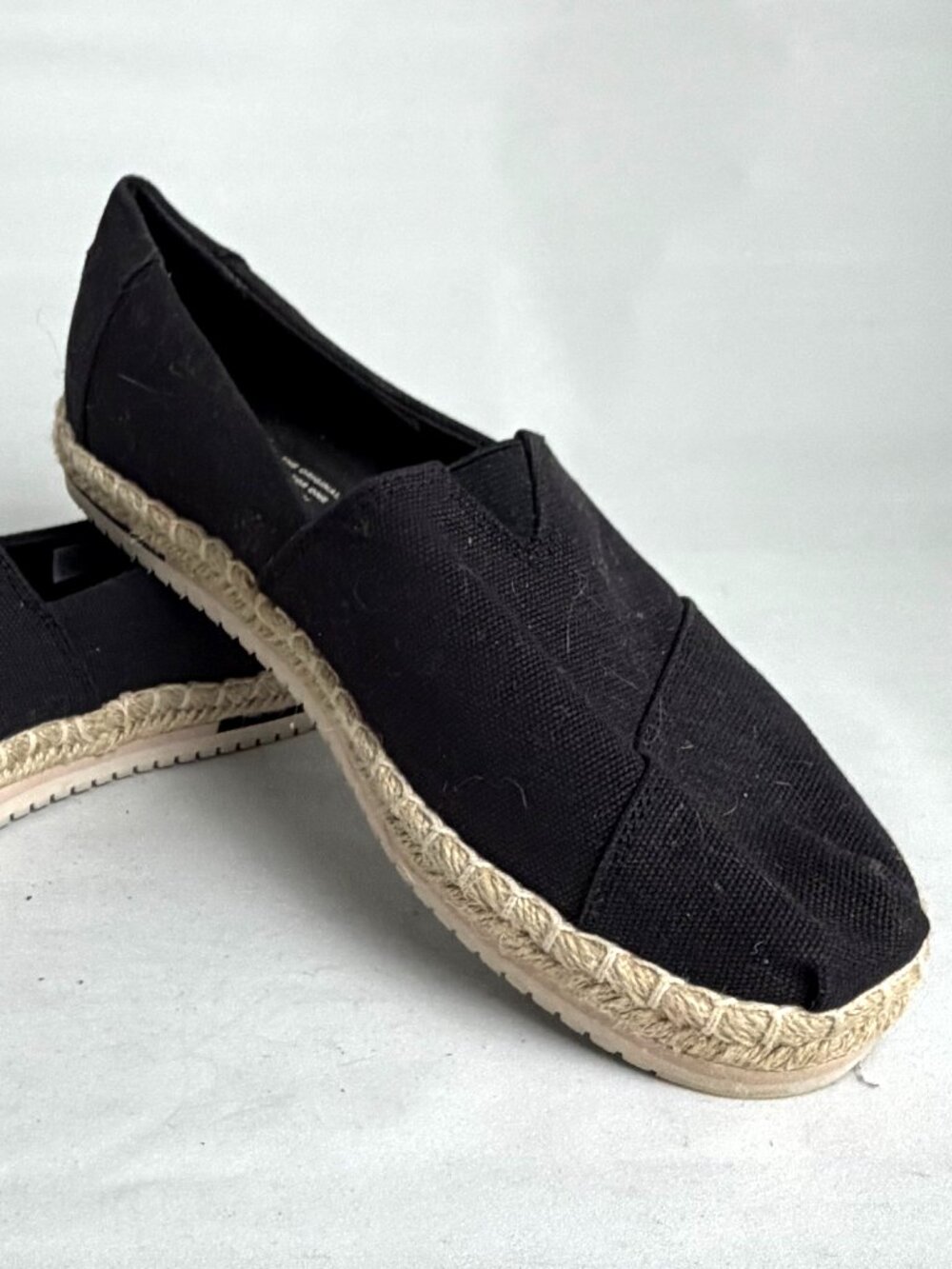 TOMS Black Espadrilles